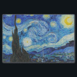 Van Gogh Starry Night. Impressionismus Vintage Kun Seidenpapier<br><div class="desc">Van Gogh "The Starry Night" Gewebepapier.</div>