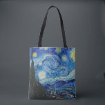 Van Gogh Starry Night. Impressionismus Vintage Kun Tasche<br><div class="desc">Van Gogh "The Starry Night" Tote Tasche.</div>