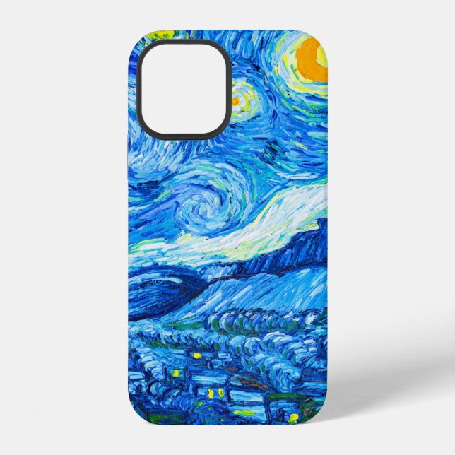 Van Gogh Starry Night iPhone 12 Hülle (Rückseite)