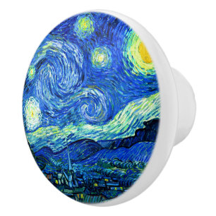 Van Gogh, Starry Night Keramikknauf