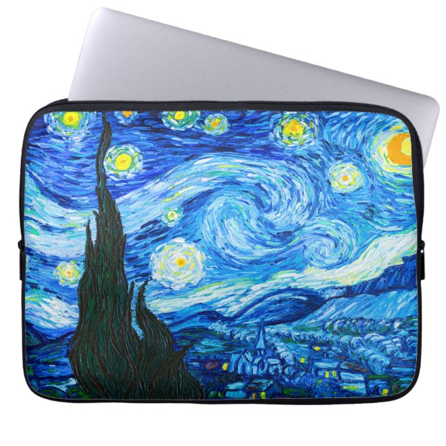 Van Gogh Starry Night Laptopschutzhülle (Vorderseite)