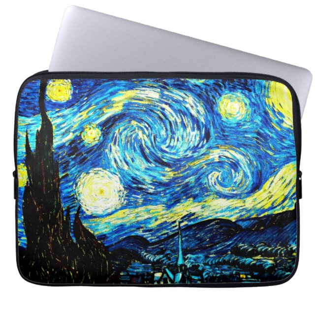 Van Gogh - Starry Night Laptopschutzhülle (Vorderseite)