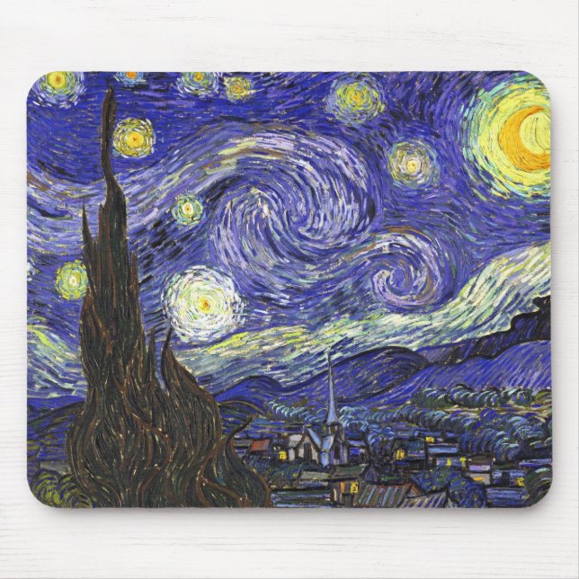 Van Gogh Starry Night Mousepad (Vorne)