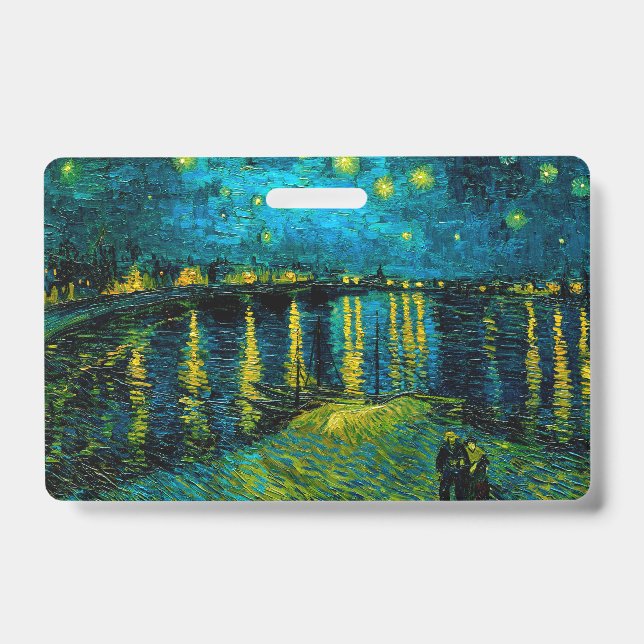 Van Gogh Starry Night Over Rhône Ausweis (Vorderseite)