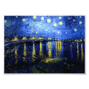 Van Gogh - Starry Night over Rhone, Fotodruck