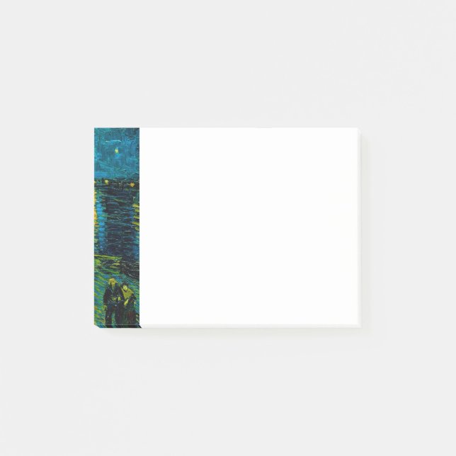 Van Gogh Starry Night Over Rhône Post-it Klebezettel (Vorderseite)