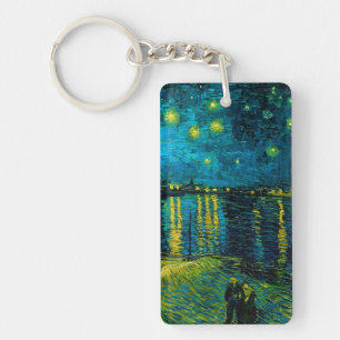 Van Gogh Starry Night Over Rhône Schlüsselanhänger