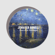 Van Gogh Starry Night Painting Add your Name
