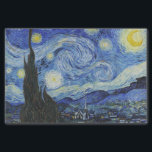 Van Gogh Starry Night Painting Seidenpapier<br><div class="desc">Vincent Van Gogh (30. März 1853 - 29. Juli 1890) war ein einflussreicher niederländischer postimpressionistischer Maler.  Dieses Bild ist Starry Night.</div>