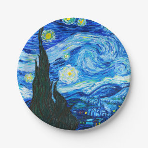 Van Gogh Starry Night Pappteller