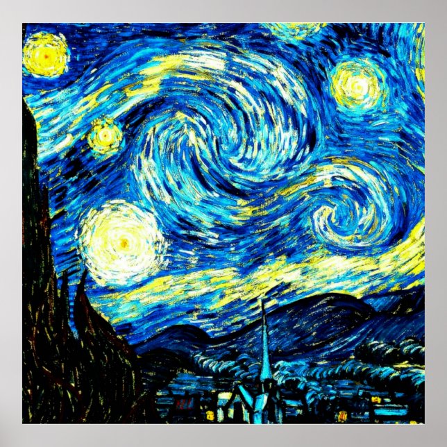 Van Gogh - Starry Night Poster (Vorne)