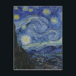 Van Gogh - Starry Night Postkarte<br><div class="desc">Starry Night von Vincent Van Gogh</div>