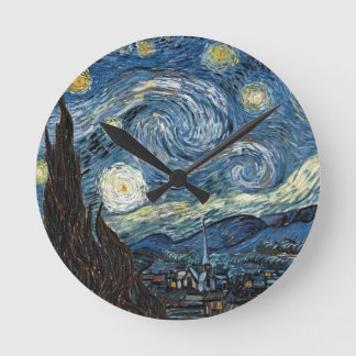 Van Gogh Starry Night Runde Wanduhr