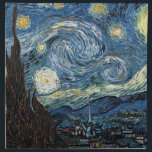 Van Gogh Starry Night Serviette<br><div class="desc">Meisterwerk der Vincent Van Gogh Starry Night,  Vintage Kunstwerke zu modernen Produkten aus Zazilicious</div>