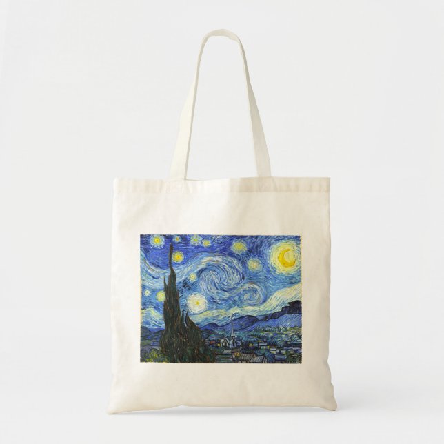 VAN GOGH Starry Night Tragetasche (Vorne)