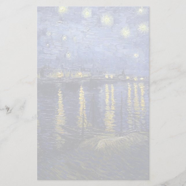 Van Gogh | Starry Night über der Rhone | 1888 (Vorderseite)