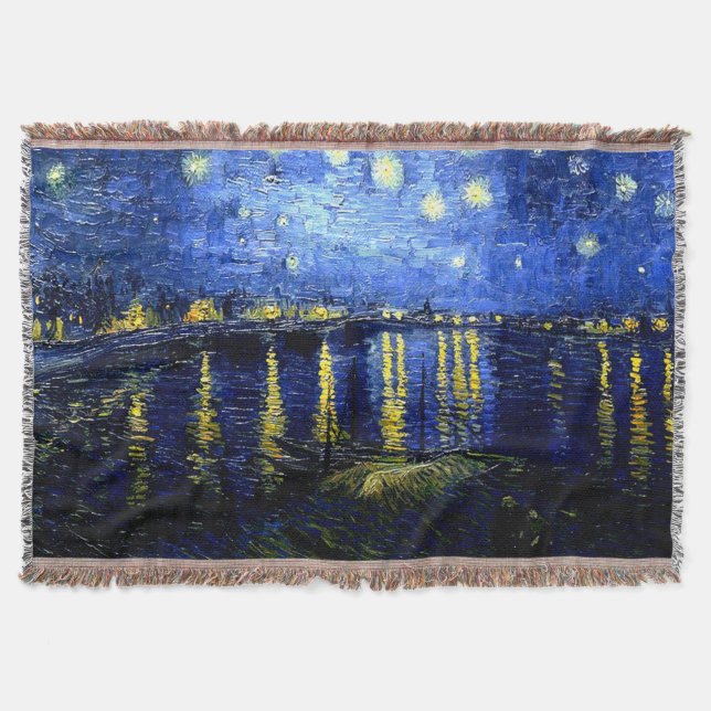 Van Gogh - Starry Night über der Rhone Decke (Vorderseite)