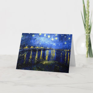 Van Gogh - Starry Night über der Rhone Karte
