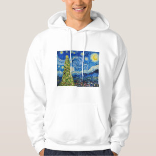 Van Gogh Starry Night - Weihnachtsbaum Hoodie
