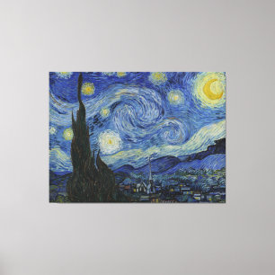 Van Gogh Starry Nuit Enveloppé Toile