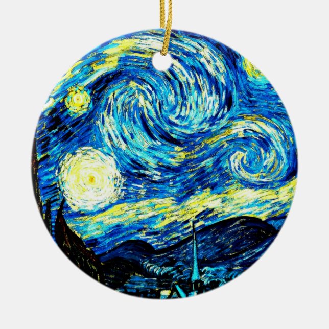Van Gogh:Startname Keramikornament (Vorne)
