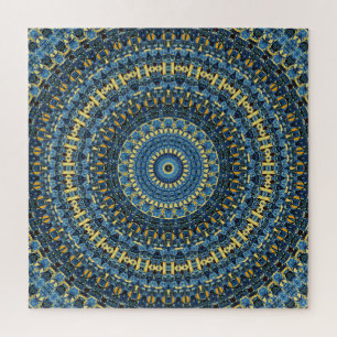 Van Gogh Sternennacht Abstract Groovy Boho Mandala
