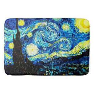 Van Gogh - Sternennacht Badematte