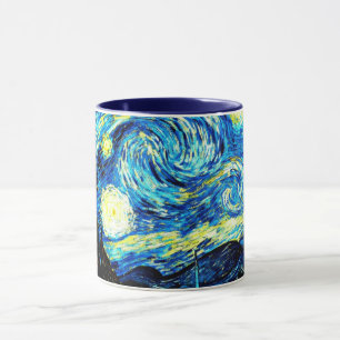 Van Gogh, Sternennacht, berühmtes Gemälde, Tasse