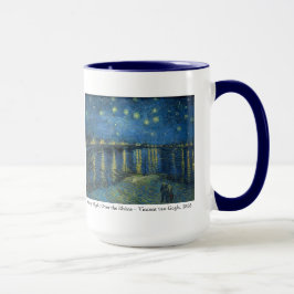 Van Gogh Sternennacht Dankbarkeits-Kunstvolle Aufm Tasse
