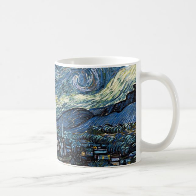 Van Gogh Sternennacht Kaffeetasse (Rechts)