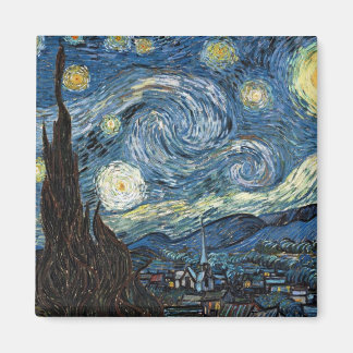 Van Gogh Sternennacht Magnet
