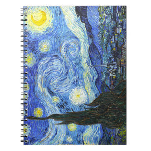 VAN GOGH Sternennacht Notizblock