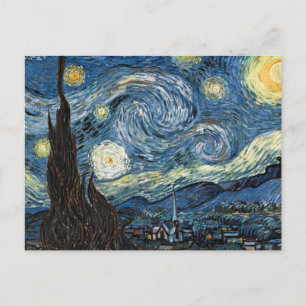 Van Gogh Sternennacht Postkarte