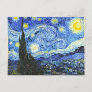 VAN GOGH Sternennacht Postkarte