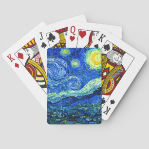 van gogh - sternennacht spielkarten