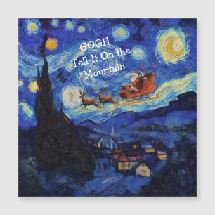 Van Gogh Sternennacht St. Nikolaus in St. Remy Magnetkarte