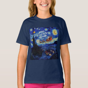 Van Gogh Sternennacht St. Nikolaus in St. Remy T-Shirt