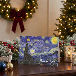 Van Gogh Sternennacht, Vintage Weihnachten