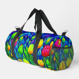 Van Gogh-Stil Tulips Duffle Bag