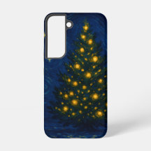 Van Gogh Stil Weihnachtsbaum Handyhülle - Samsung