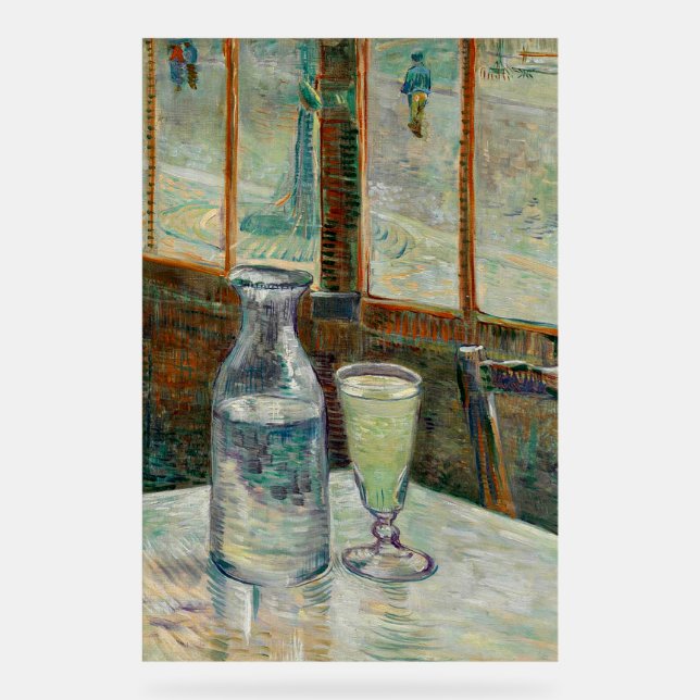 Van Gogh - Still Life Glass of Absinthe and Carafe (Recto)