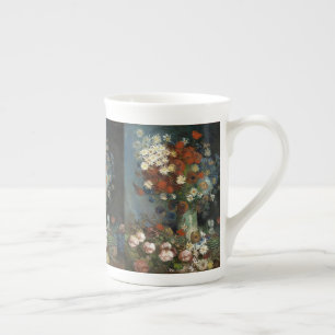 Van Gogh Still Life mit Wiese-Blume und Rose Prozellantasse