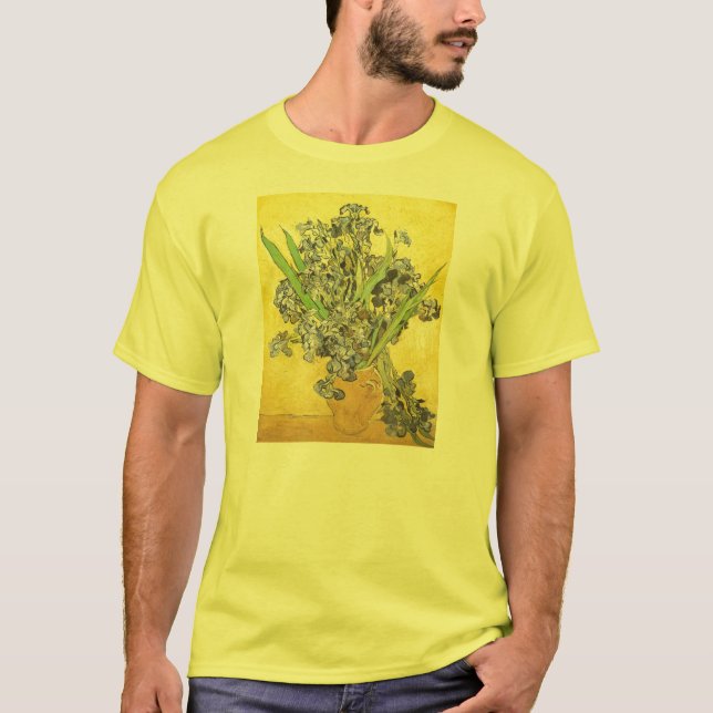 Van Gogh Still Life Vase, Ire (F678) Fine Art T-Shirt (Vorderseite)