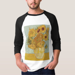 Van Gogh - Still Life: Vase mit 12 Sonnenblumen T-Shirt