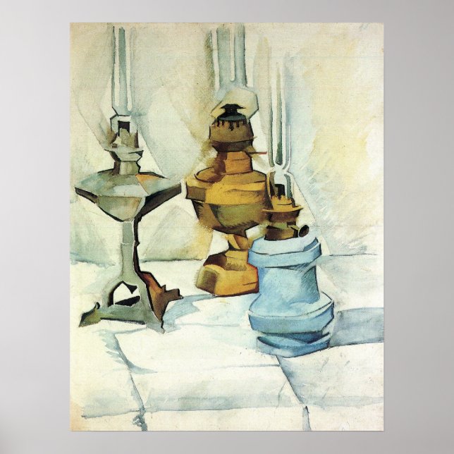 Van Gogh - Still Life with Three Books Poster (Vorne)
