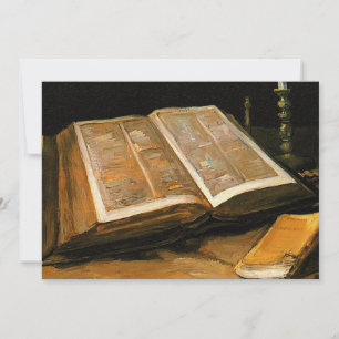 Van Gogh - Stillleben mit Bibel Mitteilungskarte