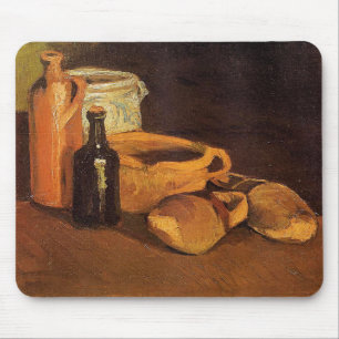 Van Gogh - Stillleben mit Holzschuhen und Töpfen, Mousepad