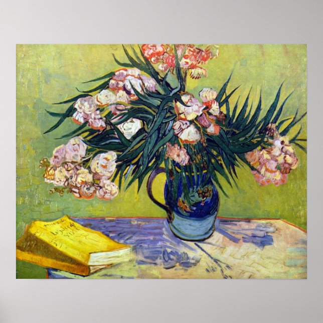 Van Gogh - Stillleben mit Oleander Poster (Vorne)
