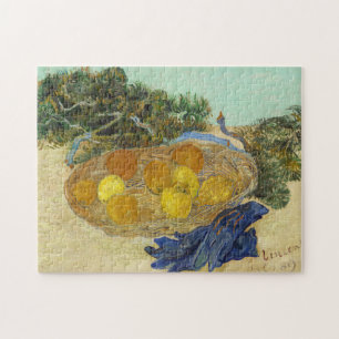 Van Gogh Stillleben mit Orangen, Zitronen und blau