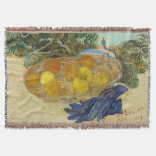 Van Gogh Stillleben mit Orangen, Zitronen und blau Decke